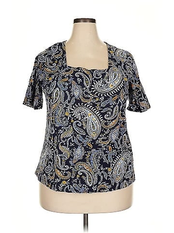 Jessica London Short Sleeve Blouse (view 1)