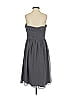 Donna Morgan 100% Polyester Solid Gray Cocktail Dress Size 8 - photo 2