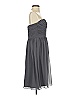 Donna Morgan 100% Polyester Solid Gray Cocktail Dress Size 8 - photo 4