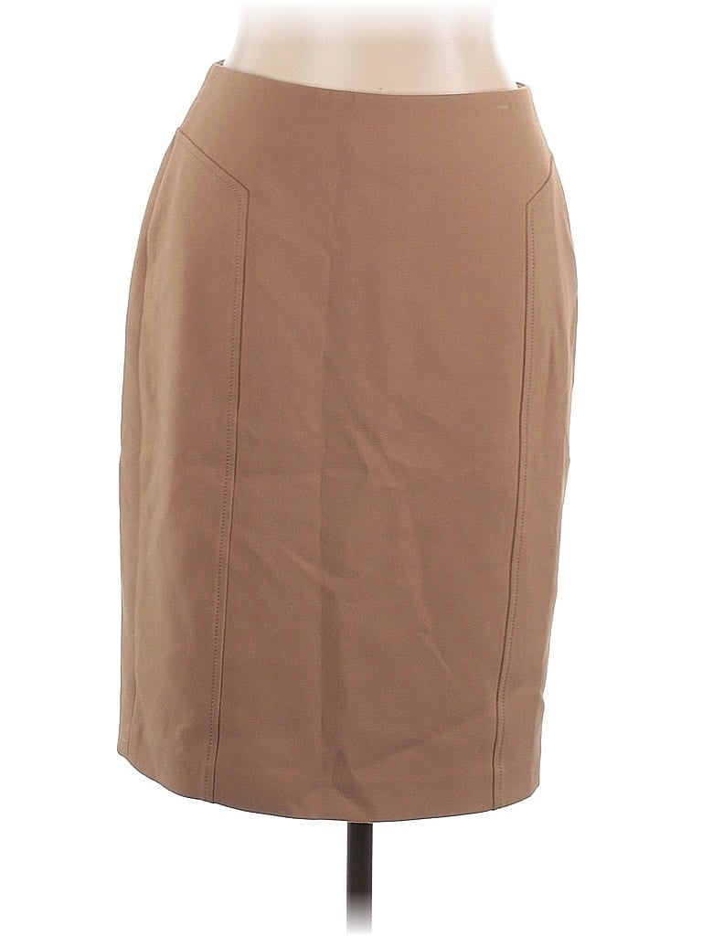 Pre-owned Halogen Formal Skirt In Brown