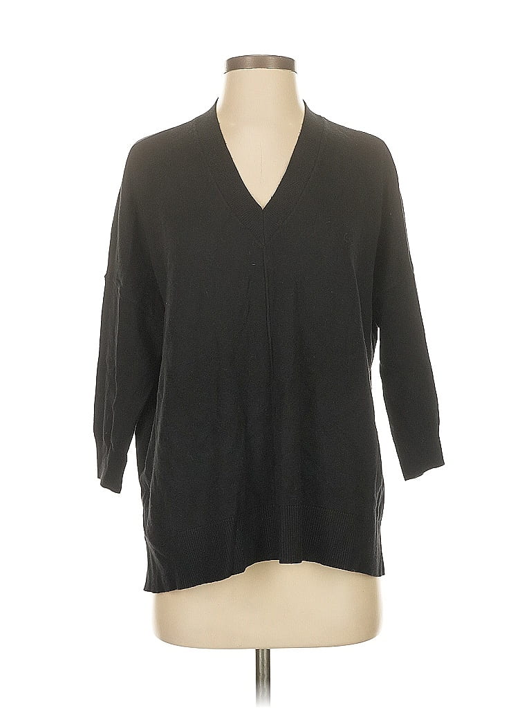 Pre-owned Ann Taylor Pullover Sweater In Black