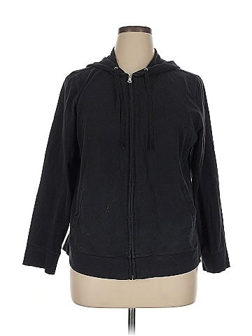 Karen Scott Sport Zip Up Hoodie (view 1)