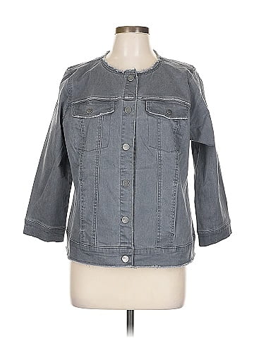LOGO by Lori Goldstein Denim Jacket (view 1)