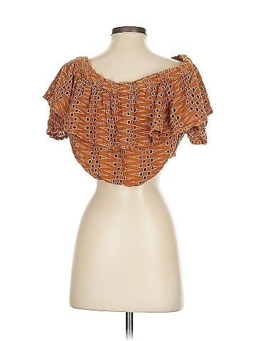 Free People Short Sleeve Blouse (view 2)