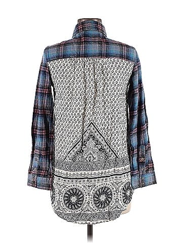 Taylor & Sage Long Sleeve Button-Down Shirt (view 2)