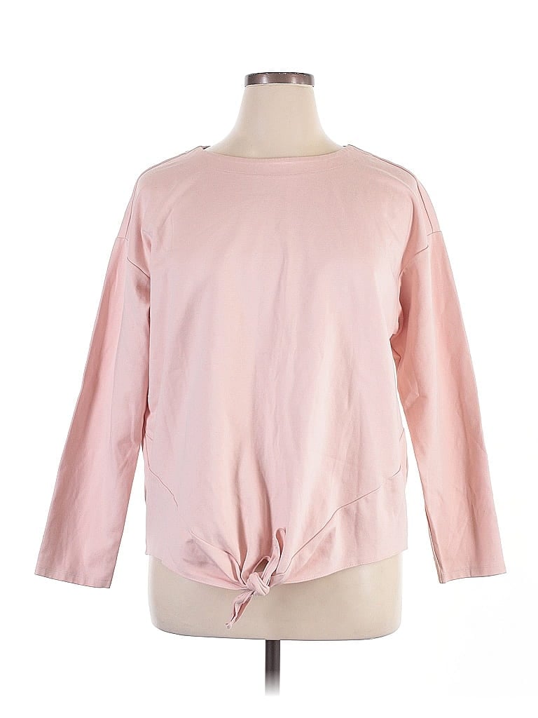Pre-owned Banana Republic Factory Store Sweatshirt In Pink