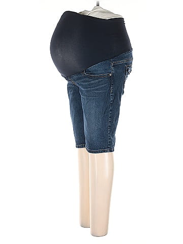Indigo Blue Denim Shorts (view 1)