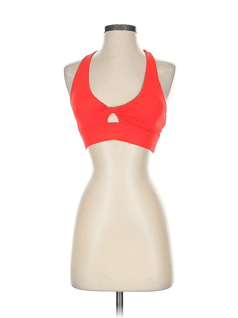 Pre-owned Fabletics Tank Top Red Halter Neckline Tops