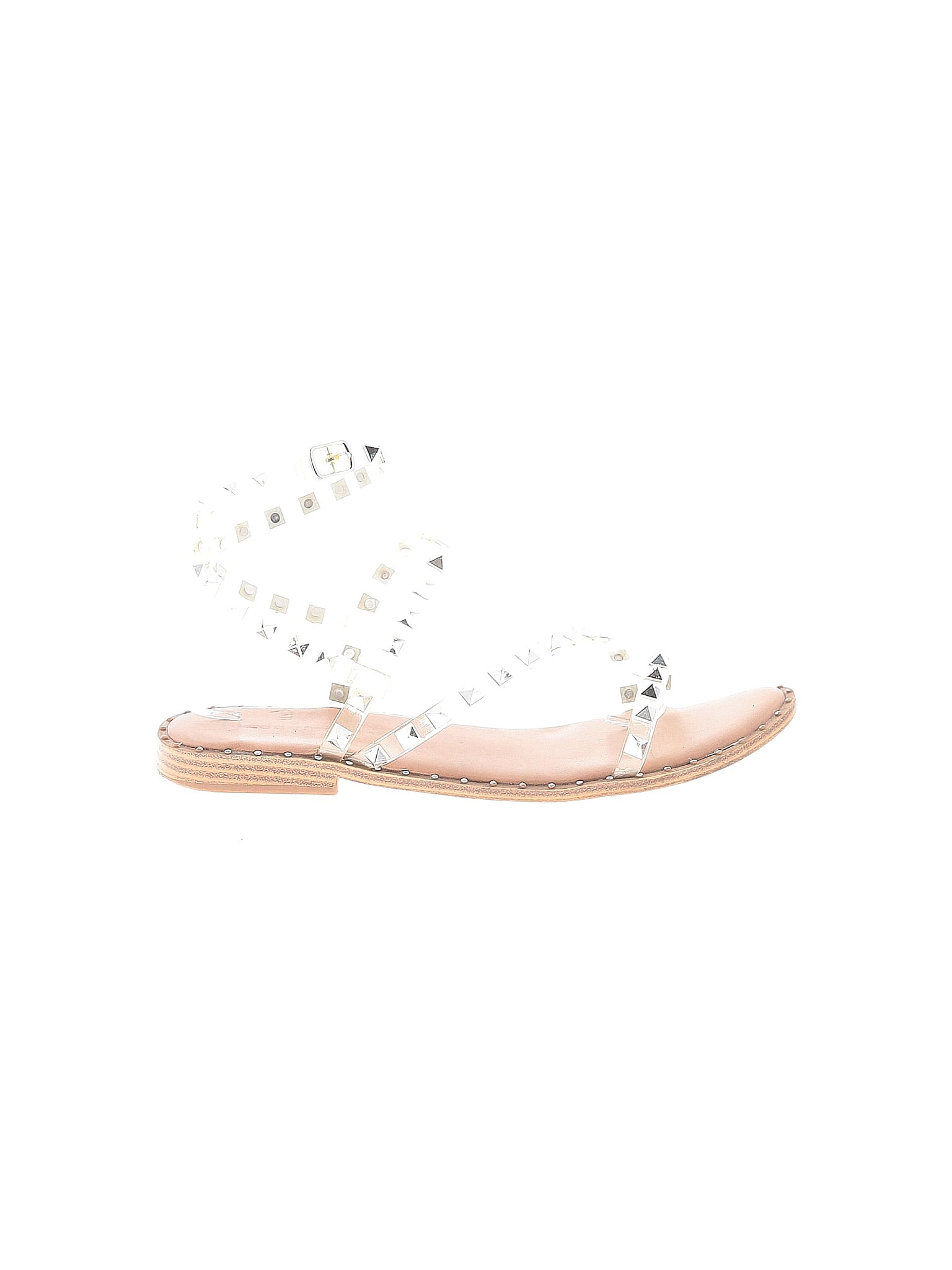 Madden Girl White Tan Sandals Size 9
