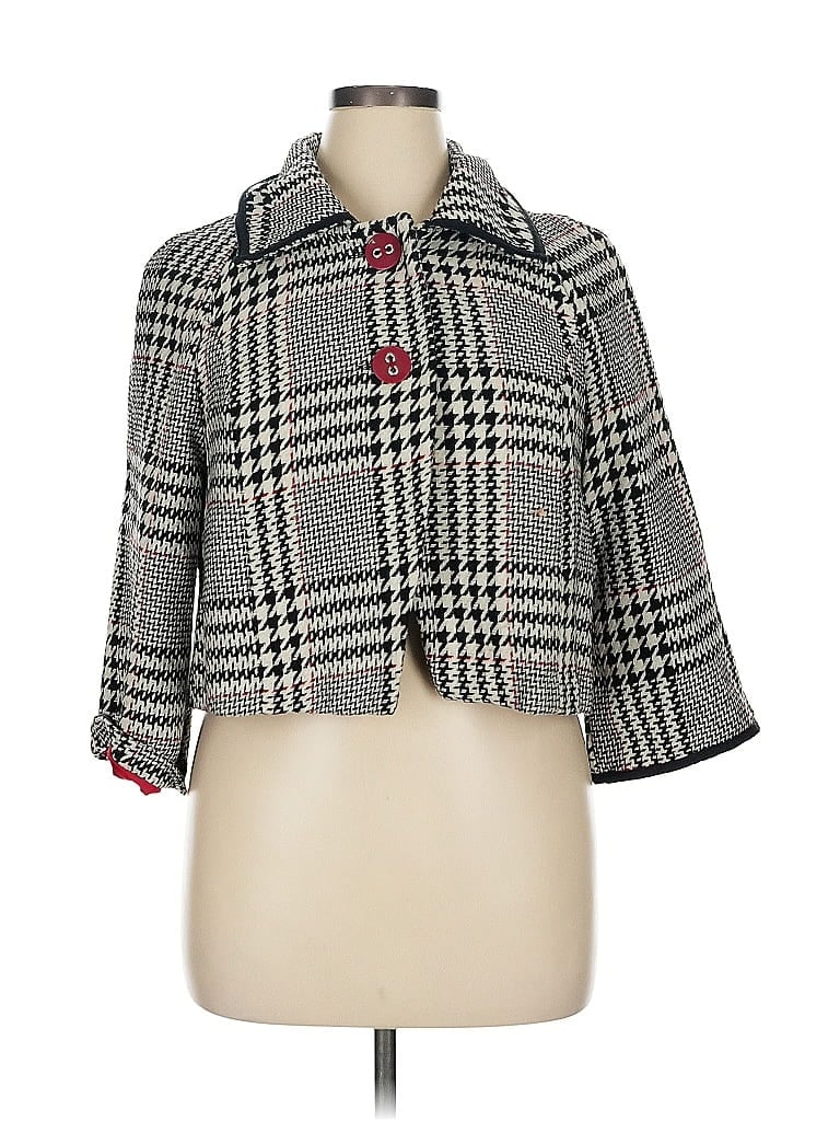 Pre-owned Paris Blues Coat In Gray