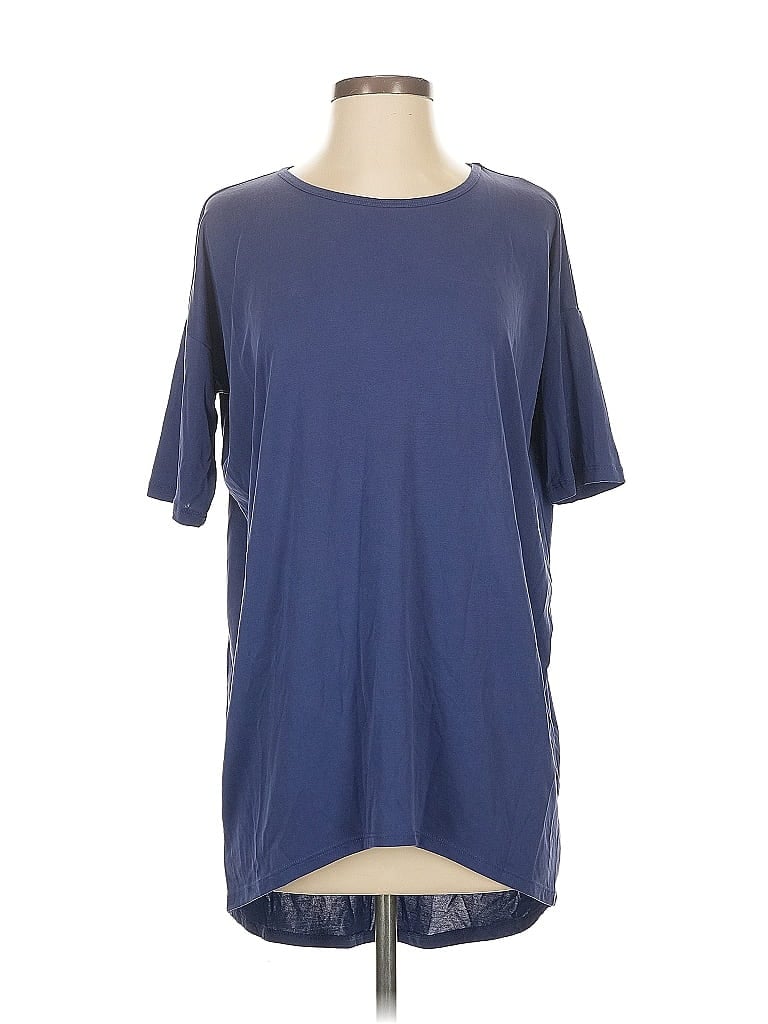 Pre-owned Lularoe Short Sleeve T-shirt In Blue