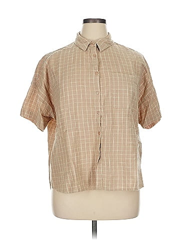 ABLE Short Sleeve Button-Down Shirt (view 1)