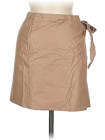 SEEK The Label Faux Leather Skirt (view 1)