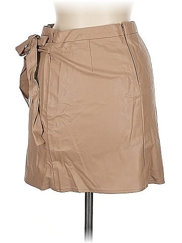 SEEK The Label Faux Leather Skirt (view 2)
