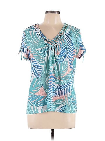 Hearts of Palm Woman Short Sleeve Blouse (view 1)