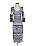 Preen by Thornton Bregazzi Graphic Blue Casual Dress Size XS - photo 1