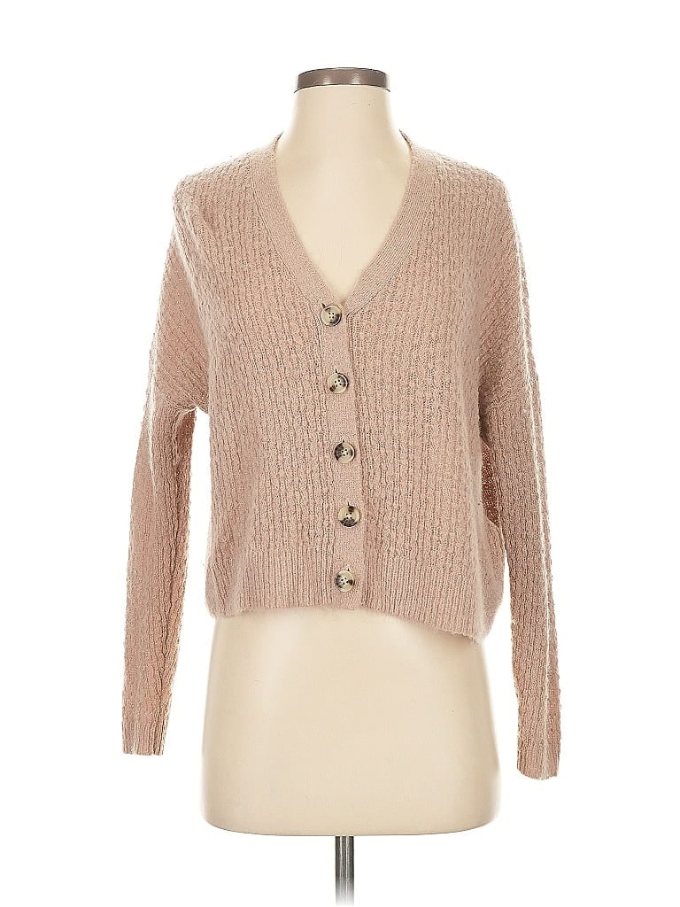 Pre-owned Madewell Cardigan Sweater In Brown