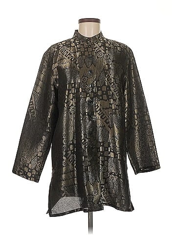 Chico's Design 3/4 Sleeve Silk Top (view 1)