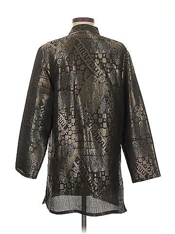 Chico's Design 3/4 Sleeve Silk Top (view 2)