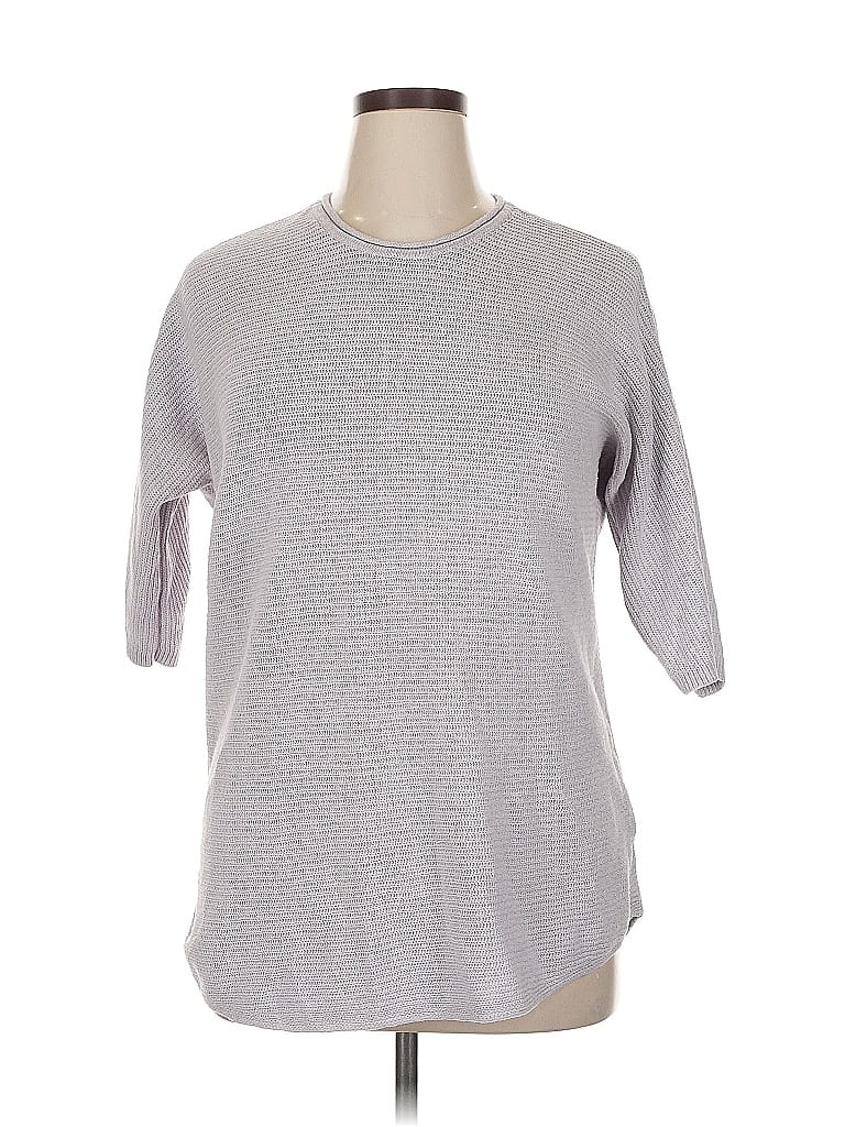 Pre-owned Lands' End Pullover Sweater In Gray