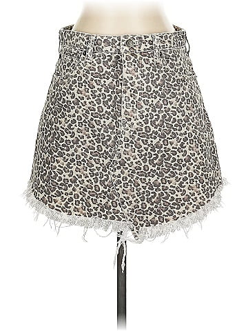 We the Free Denim Skirt (view 1)