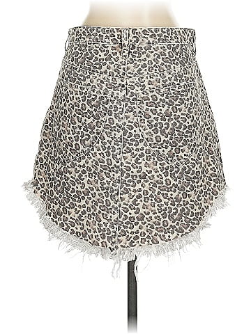 We the Free Denim Skirt (view 2)
