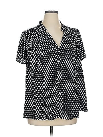 Dana Buchman Short Sleeve Blouse (view 1)