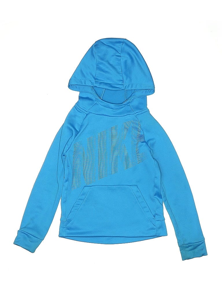 Click to view more detailed imagery on our partner's website Pre-owned Nike Kids' Pullover Hoodie In Blue