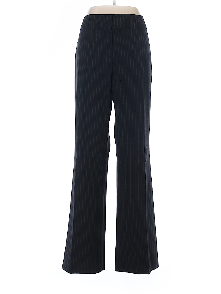 Peck & Peck Stripes Black Dress Pants Size 12 - 85% off | thredUP
