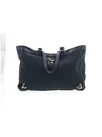 Gucci Monogram Large Abbey Tote Navy Black (view 1)