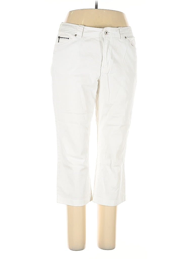 G.H. Bass & Co. Ivory White Jeans Size 14 - photo 1