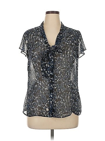 Dana Buchman Short Sleeve Blouse (view 1)