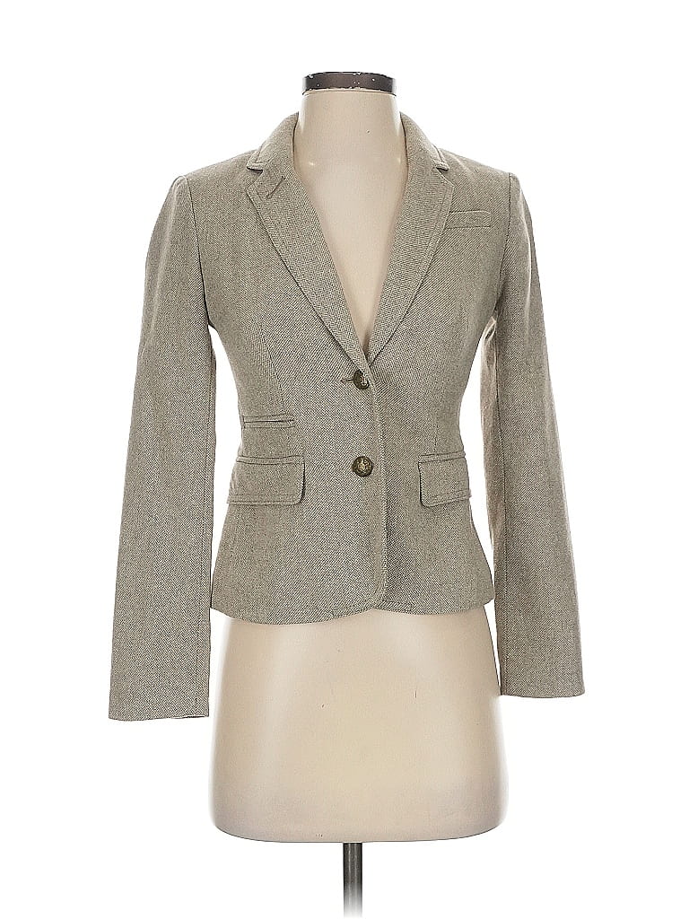 Pre-owned Banana Republic Factory Store Blazer Jacket In Gray