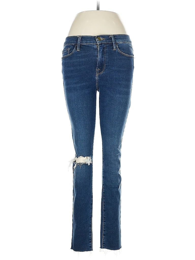 Pre-owned Frame Jeans In Blue