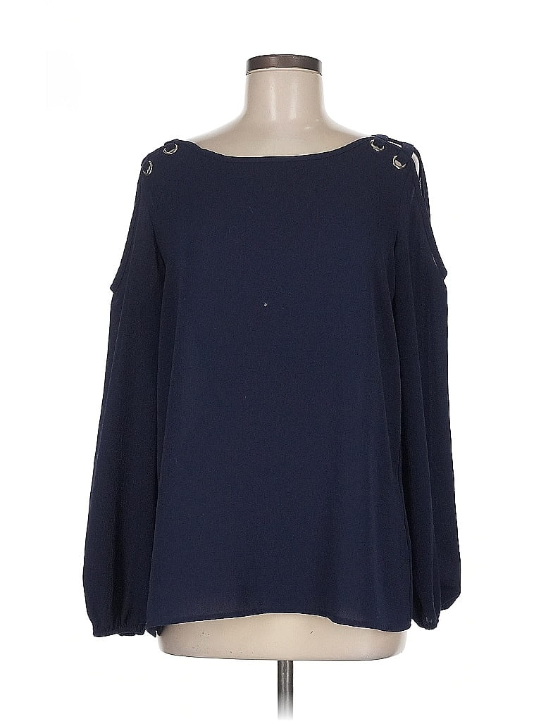 Click to view more detailed imagery on our partner's website Pre-owned Papermoon Long Sleeve Blouse In Blue