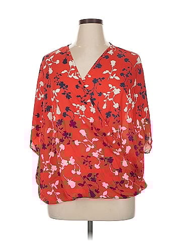 White Birch 3/4 Sleeve Blouse (view 1)