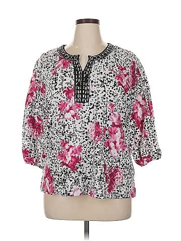 Cathy Daniels 3/4 Sleeve Blouse (view 1)
