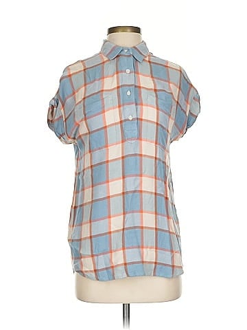 L.L.Bean Signature Short Sleeve Button-Down Shirt (view 1)