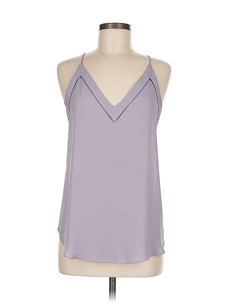 Pre-owned Ann Taylor Loft Outlet Sleeveless Blouse In Gray