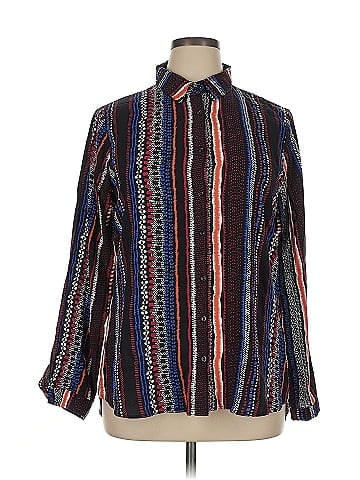 Big Dart Long Sleeve Blouse (view 1)