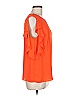 Cremieux 100% Polyester Orange Short Sleeve Blouse Size M - photo 4