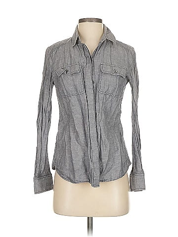 Ann Taylor Long Sleeve Button-Down Shirt (view 1)