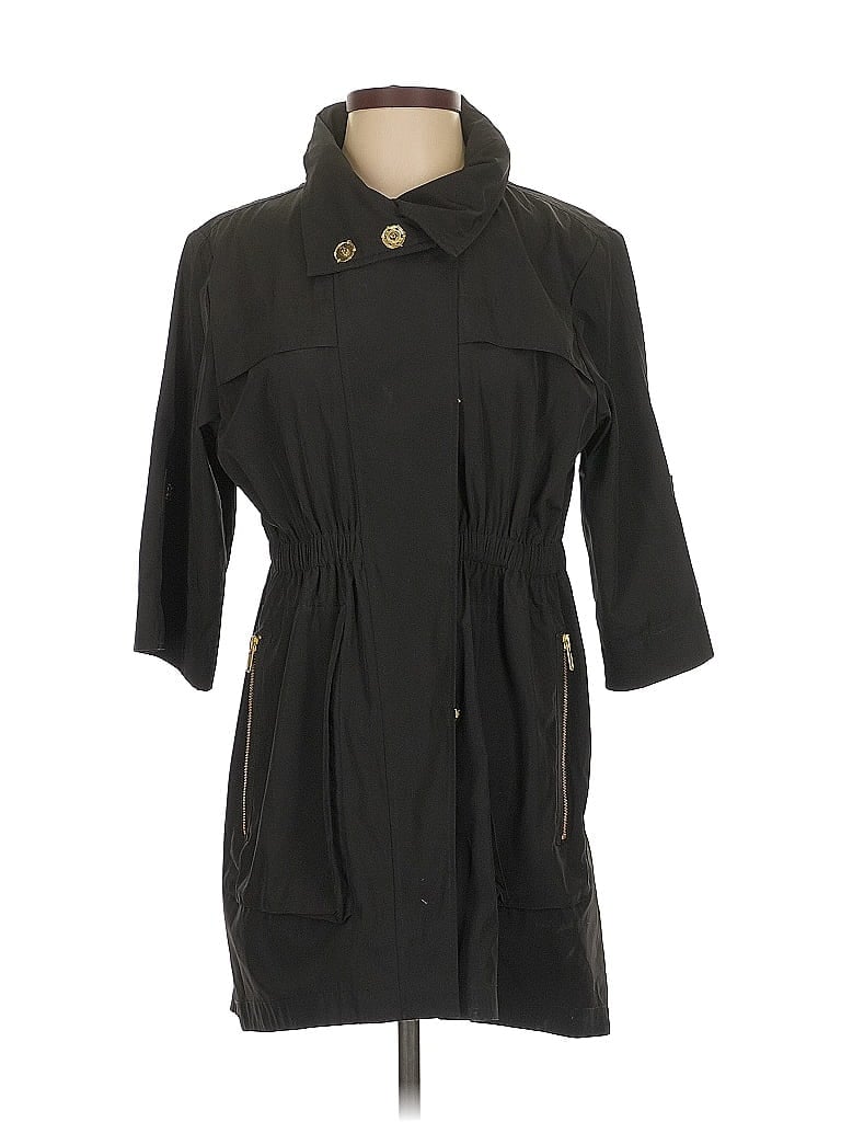 Pre-owned Ali Ro Trenchcoat In Black