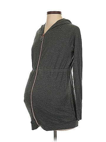 Isabel Maternity Zip Up Hoodie (view 1)