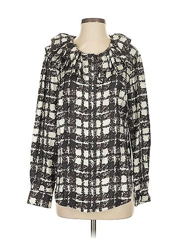 J.Crew Collection Long Sleeve Silk Top (view 1)
