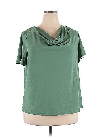 Ashley Blue Short Sleeve Top (view 1)