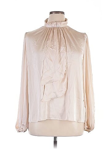 Eva Mendes by New York & Company Long Sleeve Blouse (view 1)