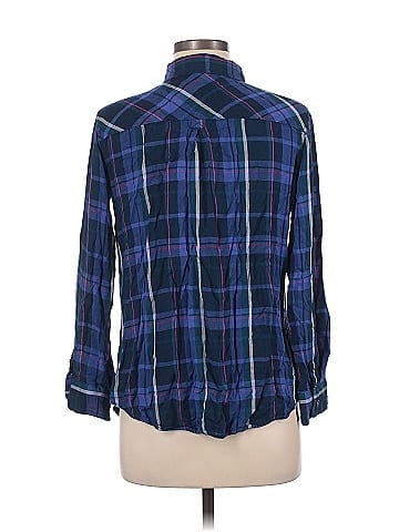 Isabel Maternity Long Sleeve Button-Down Shirt (view 2)