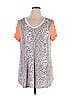 Honeyme Gray Sleeveless T-Shirt Size XL - photo 1