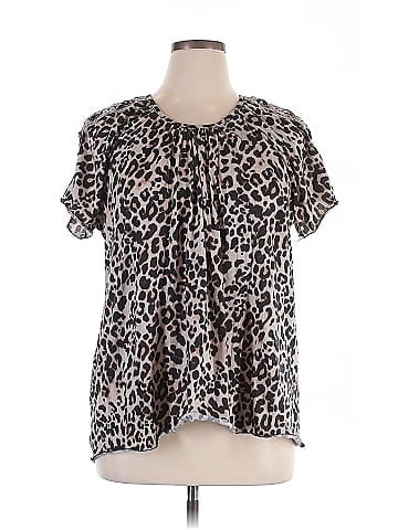 New York Laundry Short Sleeve Blouse (view 1)